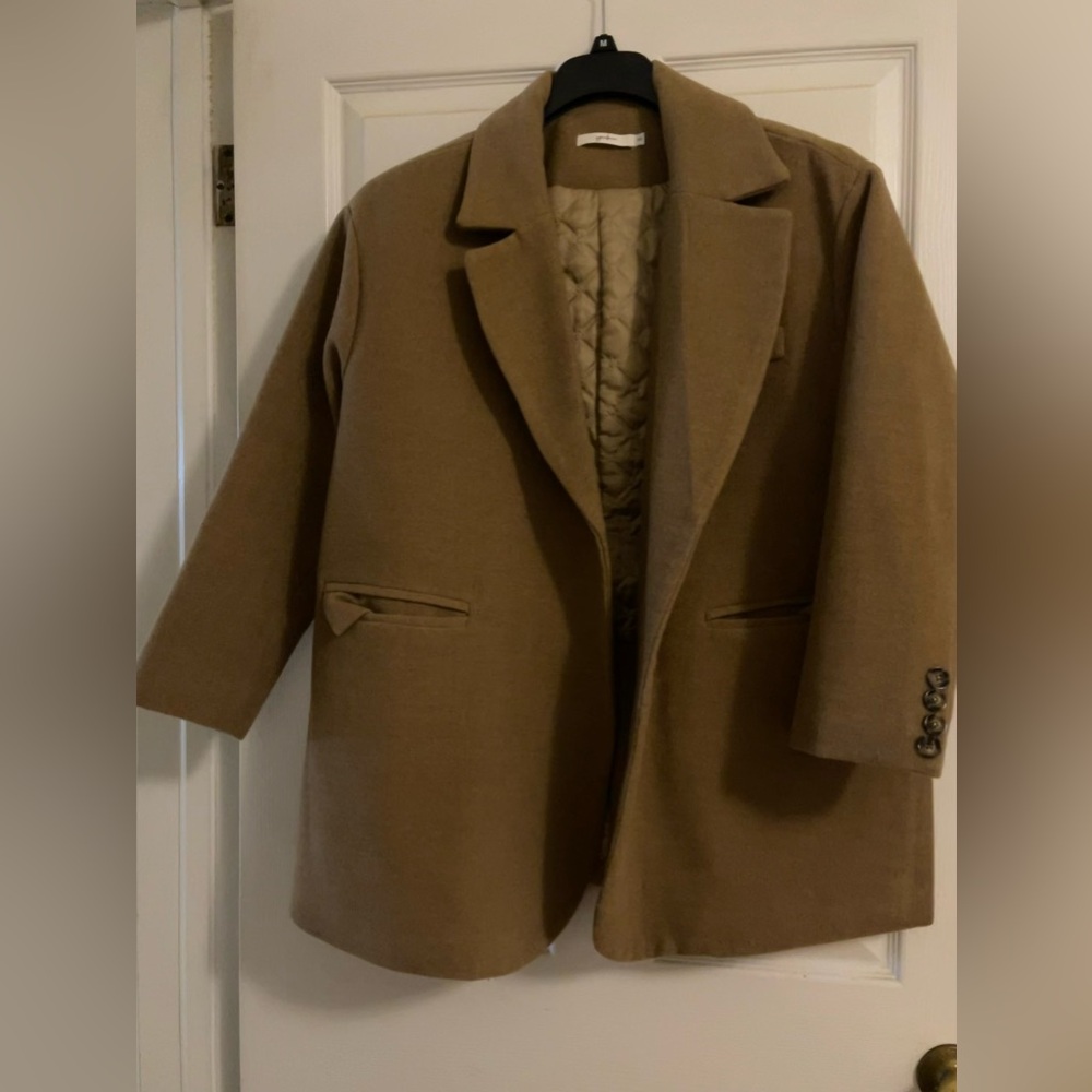 Wool and cotton jacket